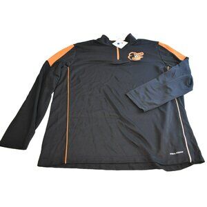 Baltimore Orioles Men's 2XL 1/4 Zip Long Sleeve Cool Base Sweatshirt NWT